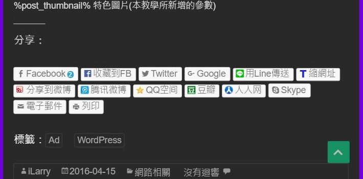 JetPack分享外掛擴充-中國微博社群 日本Line傳送 Tiny縮網址